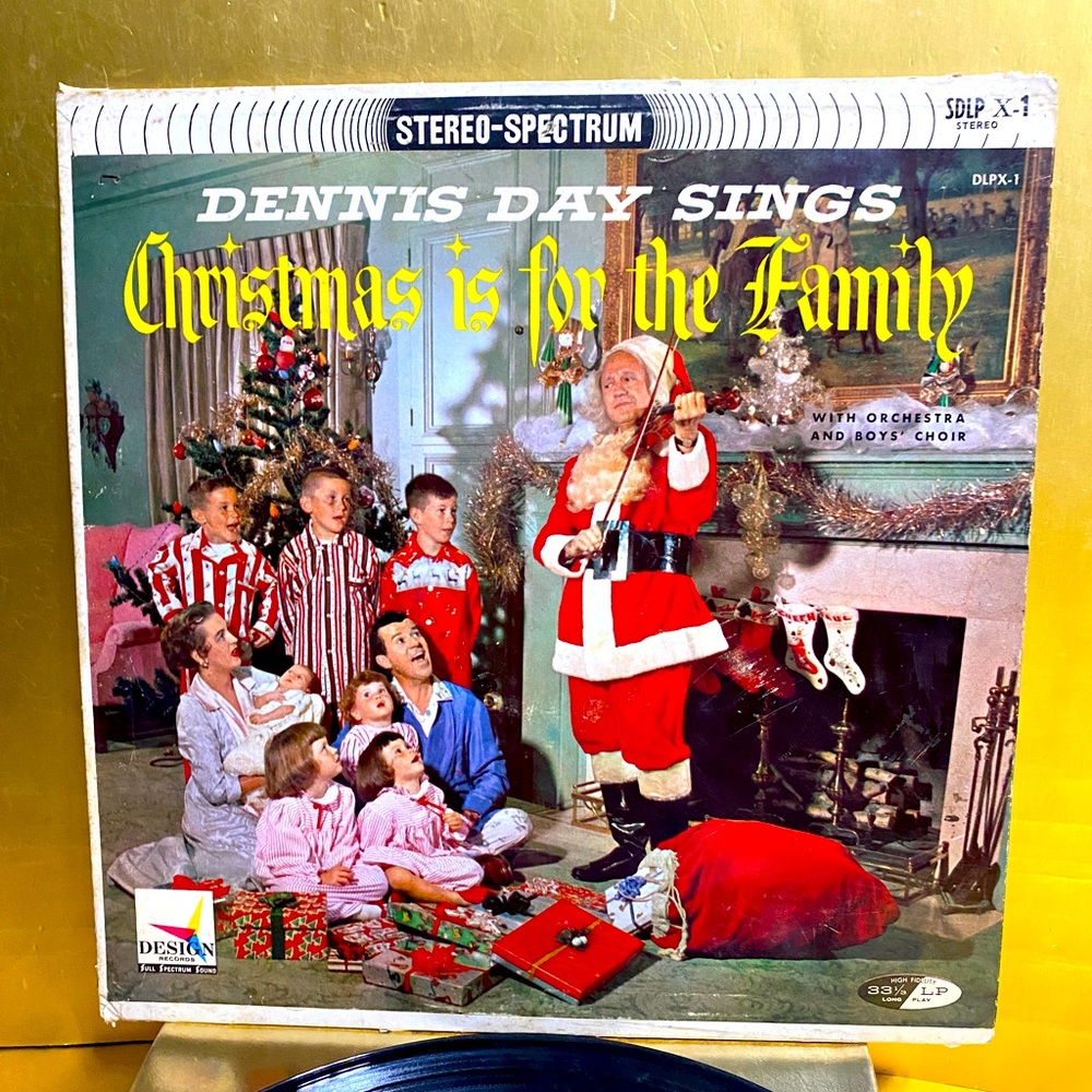 CHRISTMAS FOR THE FAMILY VTG 1958 STEREO SPECTRUM VINYL RECORD ALBUM DEN…